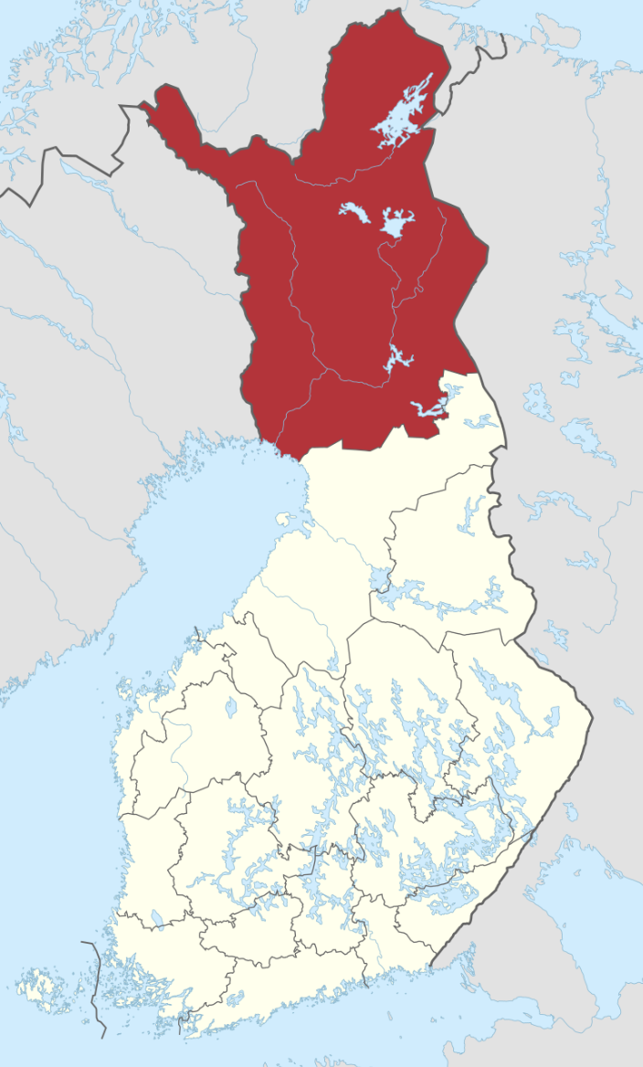 laponie finlande carte