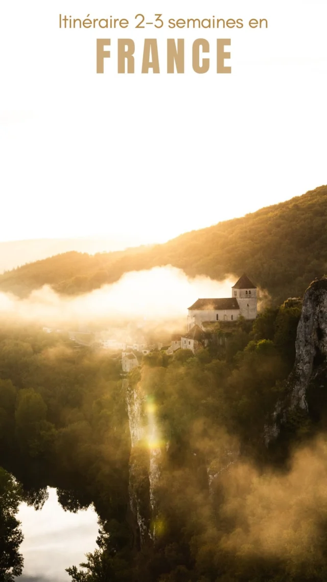 Itinéraire de 2-3 semaines en France 👇

On vous avait promis une deuxième partie côté ouest de la France, alors voici une idée d’itinéraire pour un road trip de 2/3 semaines !

Vous en pensez quoi ? Si vous avez d’autres suggestions on vous laisse les noter en commentaire, on est moins calé sur la côte ouest, ça nous donnera des idées 🙈

📍Les châteaux de la Loire : château de Chambord, château de Chenonceau, Chinon, Ambroise …

📍Parc des volcans d’Auvergne : Puy Pariou, Puy de la Tache, randonnée du Sancy, lac Pavin

📍Saint Cirq Lapopie - Lot

📍Marais Poitevin : faire un tour en barque au départ de 

📍Côte de granit rose - Bretagne : plage de Trégastel, phare 

📍Saint Quay Portrieux - Bretagne

📍Mont Saint Michel - Normandie

 📍Étretat - Normandie

Partage & enregistre cet itinéraire pour ton futur road trip ! 

[ voyage en France | France | road trip en France | idée voyage ]
#france #francetourisme